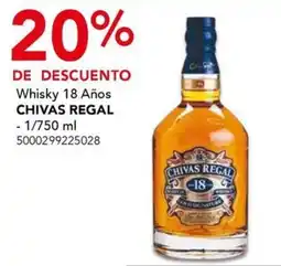 City Club CHIVAS REGAL Whisky 18 Años oferta