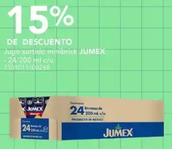City Club JUMEX Jugo surtido minibrick oferta