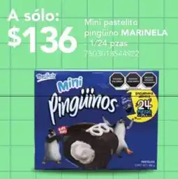City Club MARINELA Mini pastelito pingüino oferta