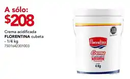 City Club FLORENTINA Crema acidificada oferta