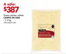 City Club CAMPO DE ORO Queso chester rallado oferta