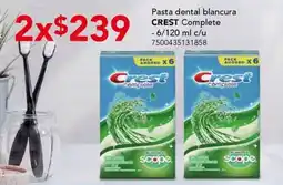 City Club CREST Complete Pasta dental blancura oferta