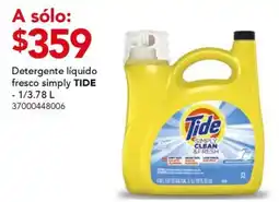 City Club TIDE Detergente líquido fresco simply oferta