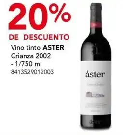 City Club ASTER Crianza 2002 oferta
