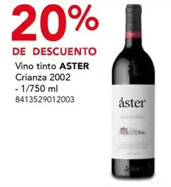 City Club ASTER Crianza 2002 oferta