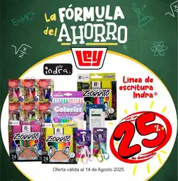 Casa Ley Línea de escritura Indra oferta