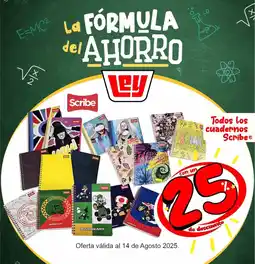 Casa Ley Todos los cuadernos Scribe oferta