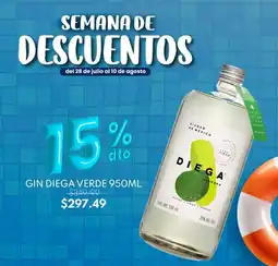 La Europea Gin diega verde oferta