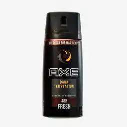 Farmacias YZA AXE DARK TEMPTATION DESODORANTE AEROSOL 97G oferta