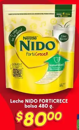 Soriana Híper Nido forticrece leche bolsa oferta