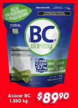 Soriana Híper BC azúcar y stevia oferta
