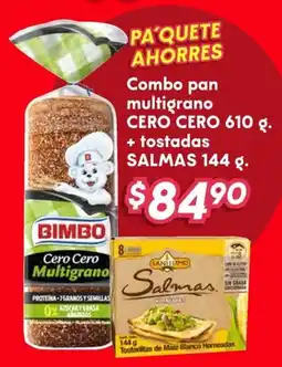 Soriana Híper Cero cero combo pan multigrano oferta