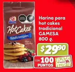 Soriana Híper Gamesa harina para hot cakes tradicional oferta