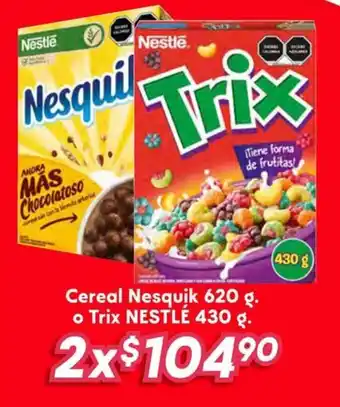 Soriana Híper Nesquik cereal oferta