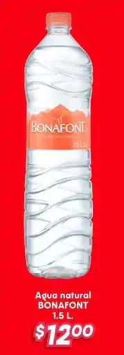 Soriana Híper Bonafont agua natural oferta