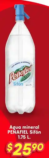 Soriana Híper Peñafiel sifón agua mineral oferta