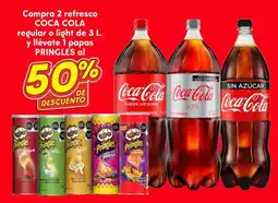 Soriana Híper Coca cola regular o light oferta