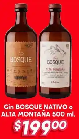 Soriana Híper Bosque nativo o alta montaña gin oferta