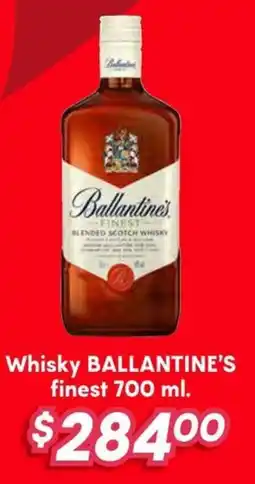 Soriana Híper Ballantine's whisky finest oferta