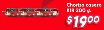 Soriana Híper Kir chorizo casero oferta
