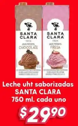 Soriana Híper Santa clara leche uht saborizadas oferta