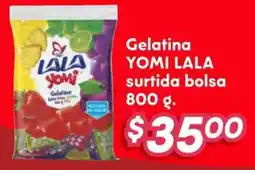 Soriana Híper Yomi lala gelatina surtida bolsa oferta