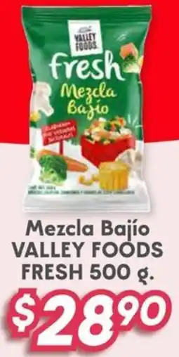 Soriana Híper Valley foods fresh mezcla bajío oferta