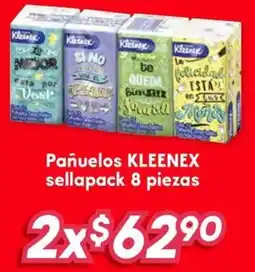 Soriana Híper Kleenex pañuelos sellapack oferta