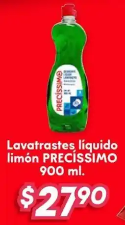 Soriana Híper Precissimo lavatrastes líquido limón oferta