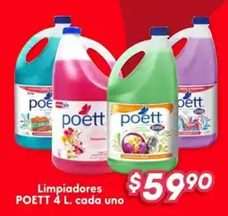 Soriana Híper Poett limpiadores oferta