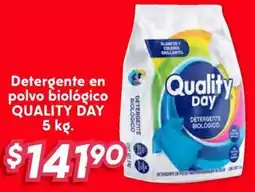 Soriana Híper Quality day detergente en polvo biológico oferta