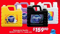 Soriana Híper Quality day detergente líquido oferta