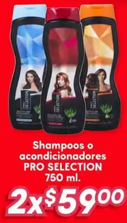 Soriana Híper Pro selection shampoos o acondicionadores oferta