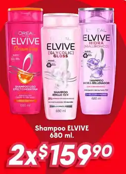 Soriana Híper Elvive shampoo oferta