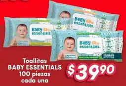 Soriana Híper Baby essentials toallitas oferta