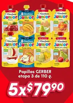Soriana Híper Gerber papillas etapa 3 oferta