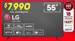 Soriana Híper Lg smart tv 55" oferta