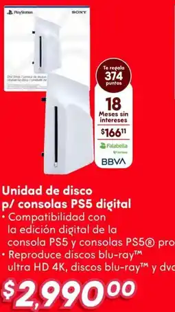 Soriana Híper Ps5 digital unidad de disco p/ consolas oferta