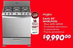 Soriana Híper Whirlpool estufa 30" oferta