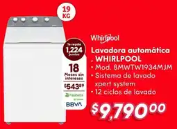Soriana Híper Whirlpool lavadora automática oferta