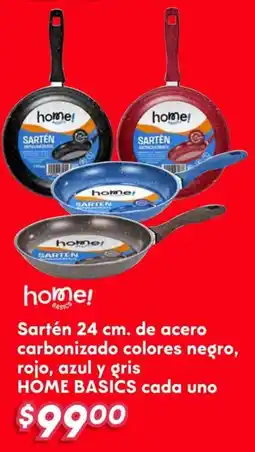 Soriana Híper Home basics sartén oferta