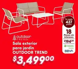 Soriana Híper Outdoor trend sala exterior para jardín oferta