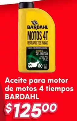 Soriana Híper Bardahl aceite para motor de motos 4 tiempos oferta