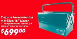Caja de herramientas metálica 16" t/acor