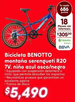 Soriana Híper Benotto bicicleta montaña serengueti oferta
