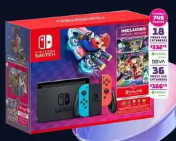 Soriana Híper Nintendo switch 1.1 bundle consola + mario kart 8 oferta