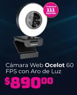 Soriana Híper Ocelot 60 fps cámara web con aro de luz oferta