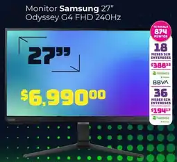 Soriana Híper Samsung monitor 27" oferta