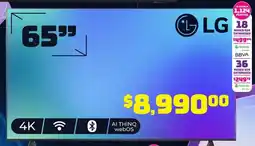Soriana Híper Lg tv 65" oferta