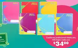Soriana Híper Cuaderno profesional doble aro oferta